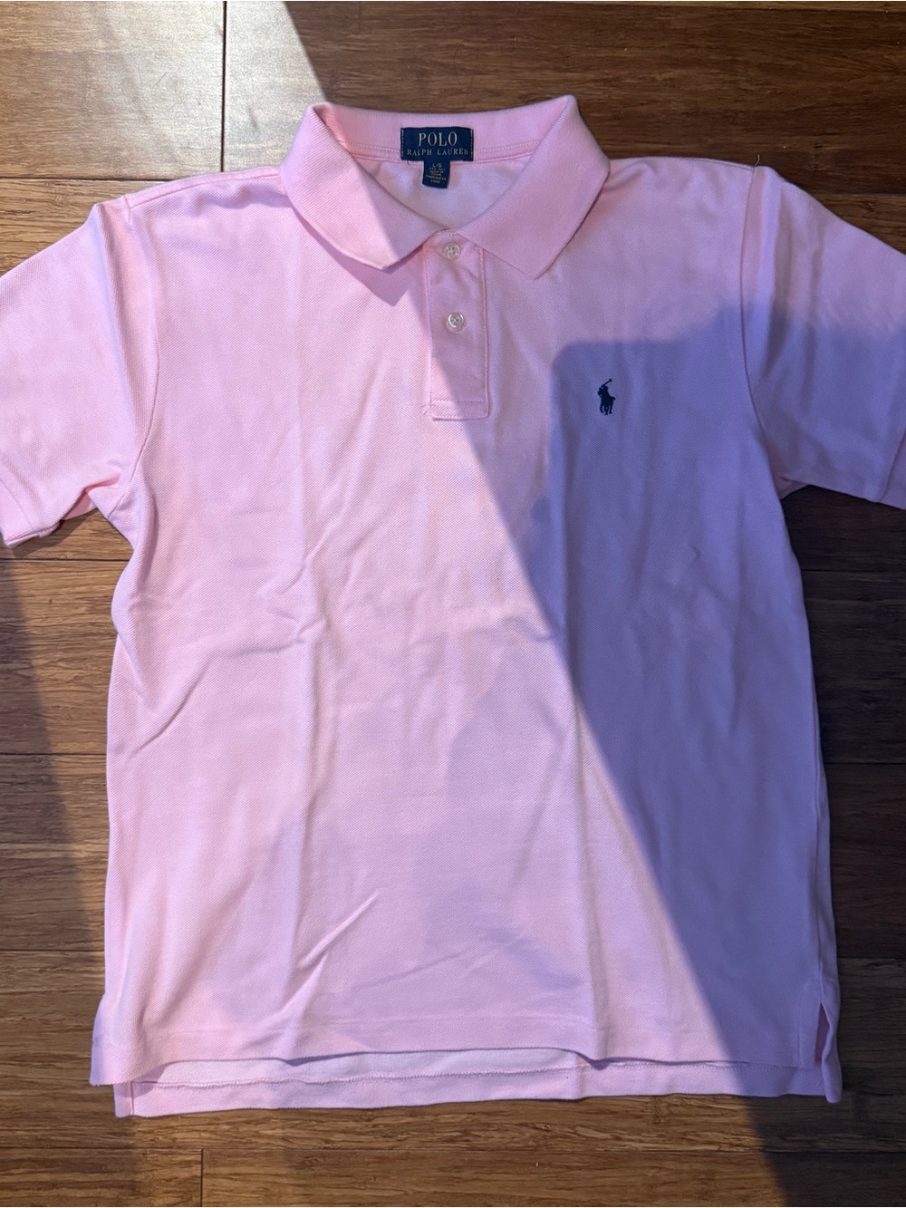 Polo by Ralph Lauren Light Pink Polo with Navy Pony